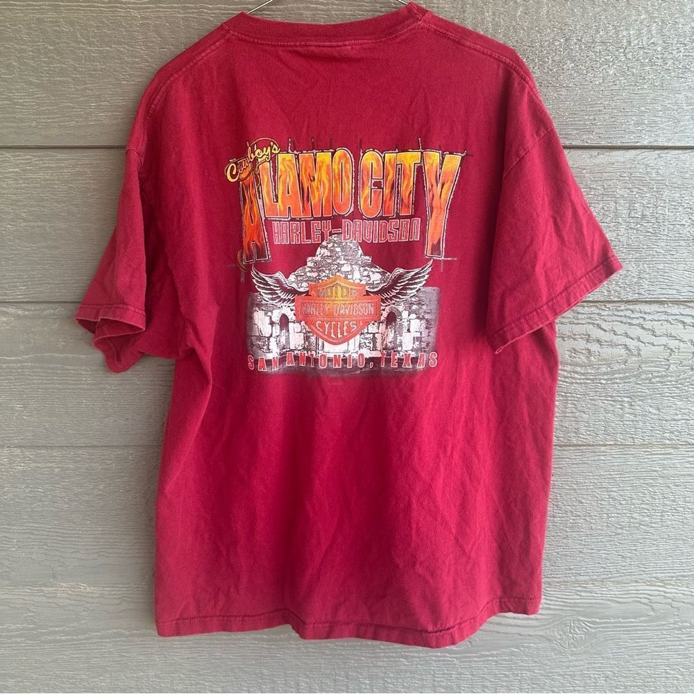 Harley-Davidson Men’s XL Cowboys Alamo City San Antonio Texas Made In USA
